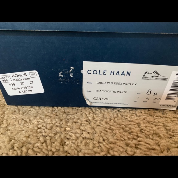 Cole Haan Mens Dress Shoes Size 8 Nwt 